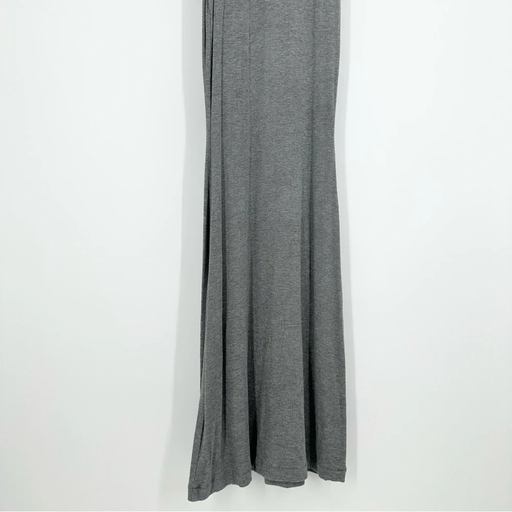 Skims Soft Lounge Heather Grey Long Maxi Slip Dress - Picture 12 of 15